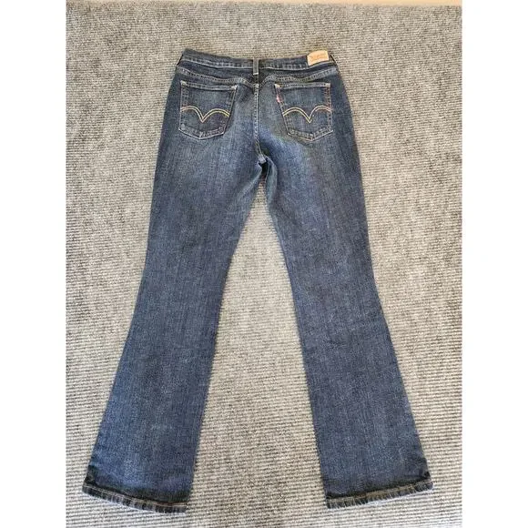 Vintage Levi's 515 Womens Stretch Bootcut Denim Jeans 10 - Picture 3 of 12